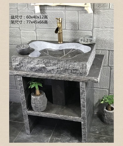 BB4C wholesale outdoor washbasin courtyard pool outdoor villa sink garden courtyard integrated sink