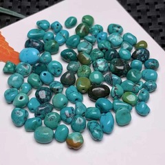 天然の緑松石は形のあめ豆の散珠に従って文を飾ってDIYのアクセサリの部品を遊んで高くて色が豊かで繊細です。