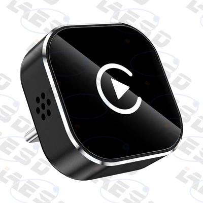 Hot-Selling 2-in-1 Android Auto Apple Wireless Carplay Box Smart Car-Machine Connectivity Carplay Box (Simsiz CarPlay və Android Auto) - q1a-type-c-port-black-white-label-metal-glass-wireless-carplay-android-auto-2-in-1-adapter-exclusively-for-overseas-systems