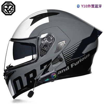 Motosiklet kaskı (dəbilqə) — helmet battery car motorcycle Four - dynasty-with-transparent-y10-bluetooth-m