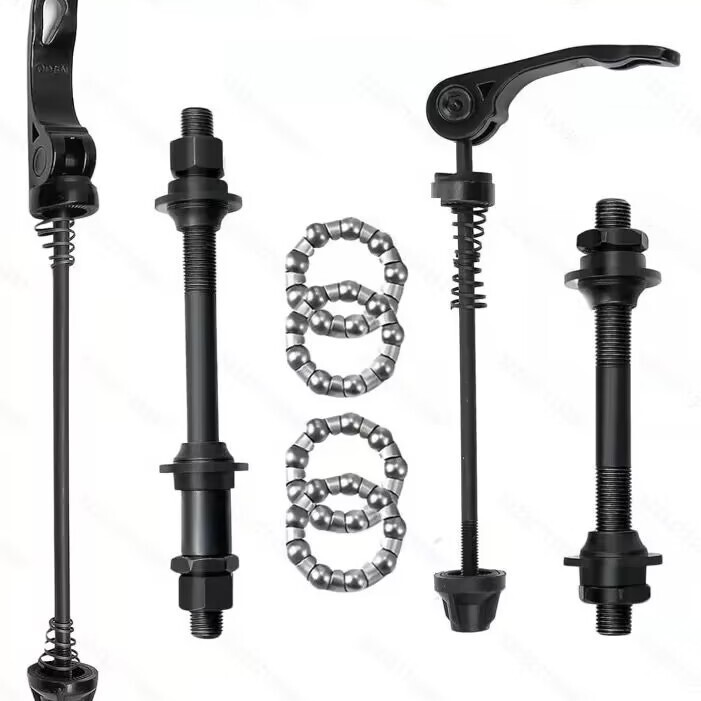 Mountain bike rear hollow shaft hub quick release bicycle front axle bearing Road rear axle quick release Rod
