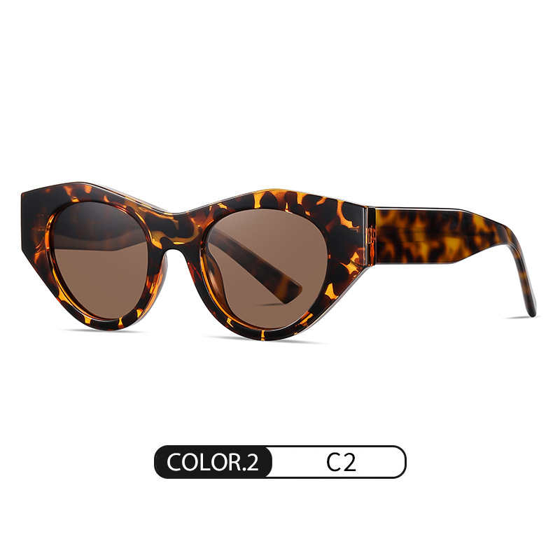 Nueva lente polarizada de placa hecha a mano S26104 gafas de sol europeas y americanas para mujer, gafas anti-azules populares de moda