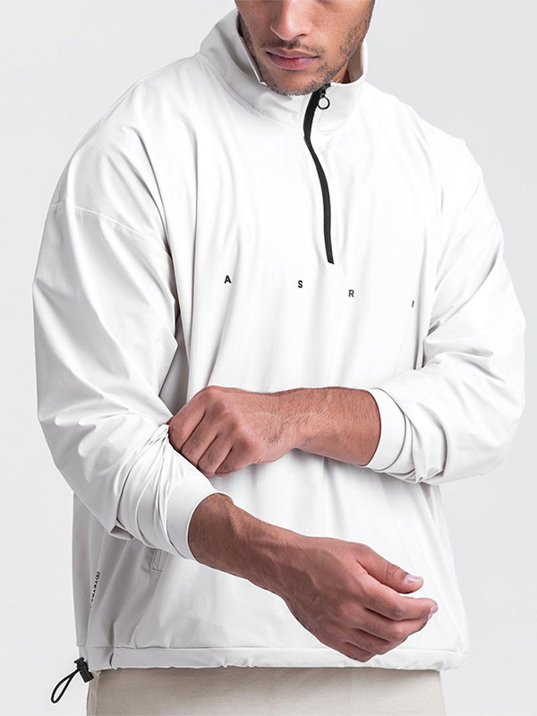 Sudadera de primavera y otoño para hombre, sudadera con estampado juvenil de estilo americano, chaqueta deportiva impermeable de secado rápido de manga larga para hombre