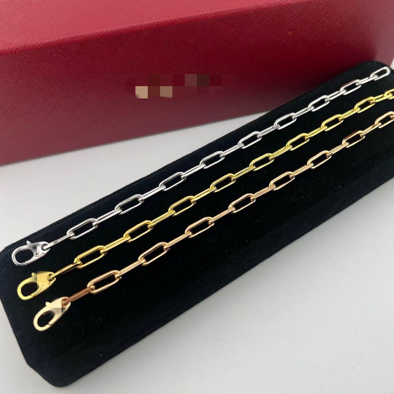 V Gold High-End Spartan Bracelet Niche High-End Design Men's Cuban Chain Influencer Same Style Factory Direct Sale