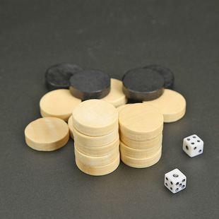 Amazon Wooden Backgammon Leisure Chess and Cards Entertainment Toys Chess Black and White Chessmen Spot Wholesale