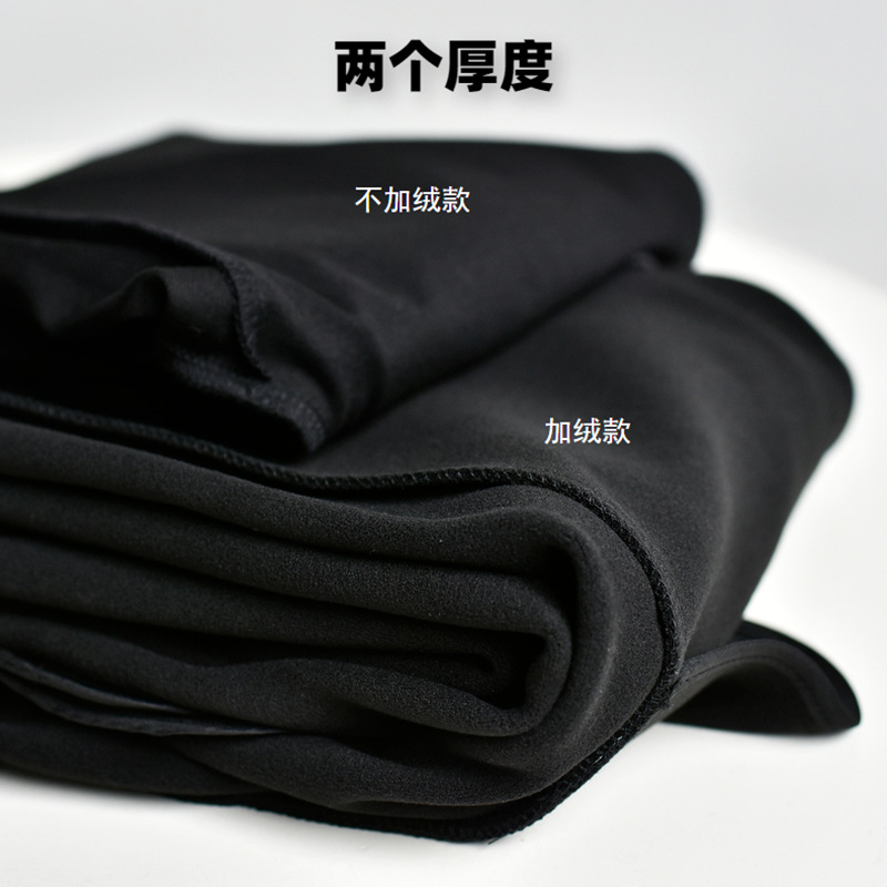 【加绒烟管裤】大码高腰西装裤女通勤冬加绒加厚直筒拉链休闲裤子