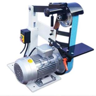 Industrial-Grade High-Speed Small Knife Sharpener DIY Belt Sander Vertical Polishing Machine Flat Grinding Deburring Machine