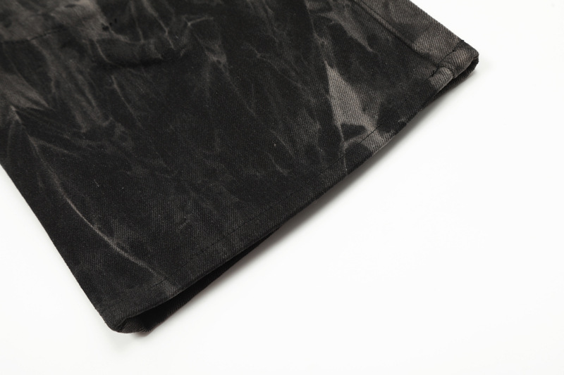 Men's Clothing Street Washed Old Multi-Pocket Workwear Jeans Men's Trendy Cool Fashion Casual Pants Straight Leg Wide Leg Pants_voghion.com