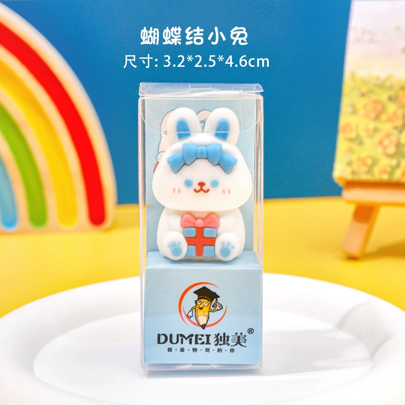 Cartoon doll, high quality silicone sharpener for students