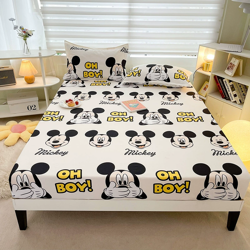 Cartoon genuine sheet, bedspread, mattress, protective case for elementary school students