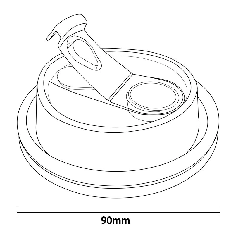 Disposable lid for 90mm take-away leak-proof lid cup, originally should not have the same style coffee hot drink lid
