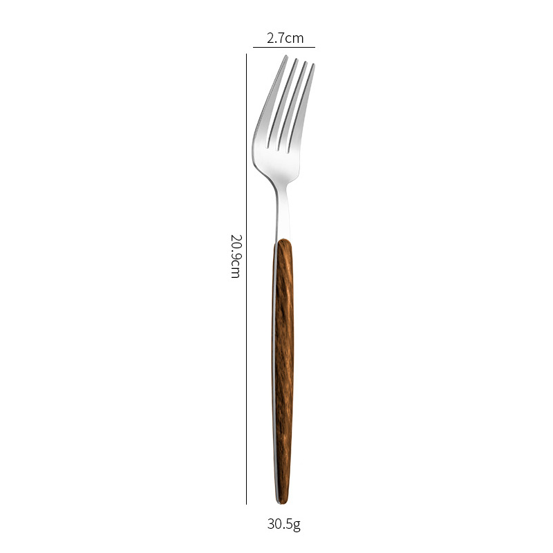 Juego de Cuchillos, Tenedores y Cucharas de 4 y 5 Piezas, Acero Inoxidable 430, Pulido Espejo, para Regalos de Negocios