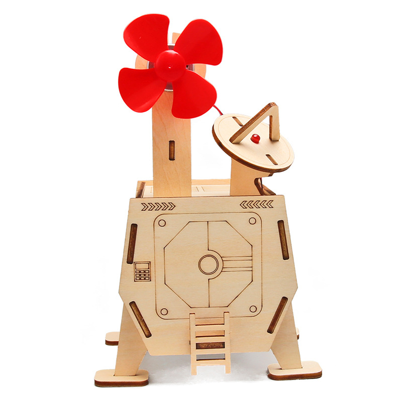 Marte energía base DIY Tecnología pequeña producción infantil ensamblado a mano modelo espacial experimental material de juguete de enseñanza
