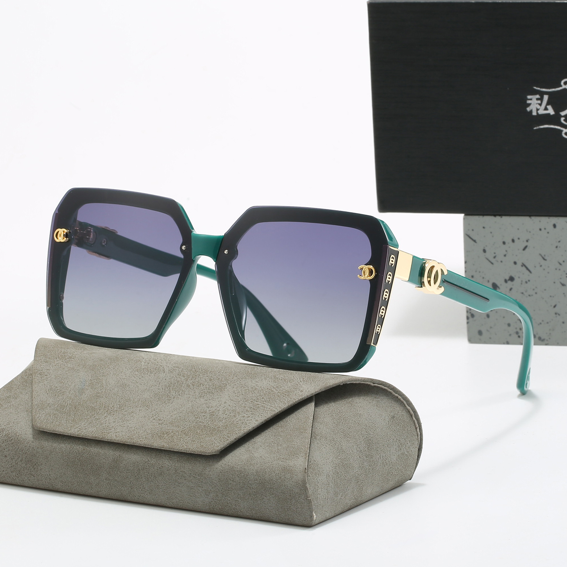 PC 녹색 프레임 회색 필름