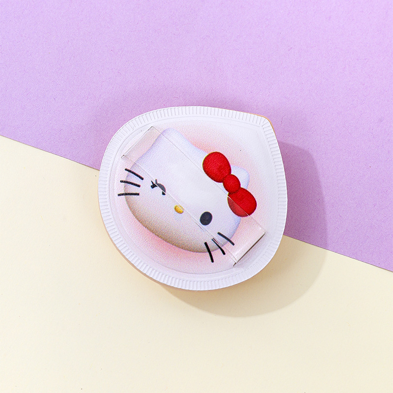 Fábrica personalizada fruta malvavisco hojaldre KT gato en forma de gota maquillaje esponja colchón de aire seco y húmedo herramientas de belleza