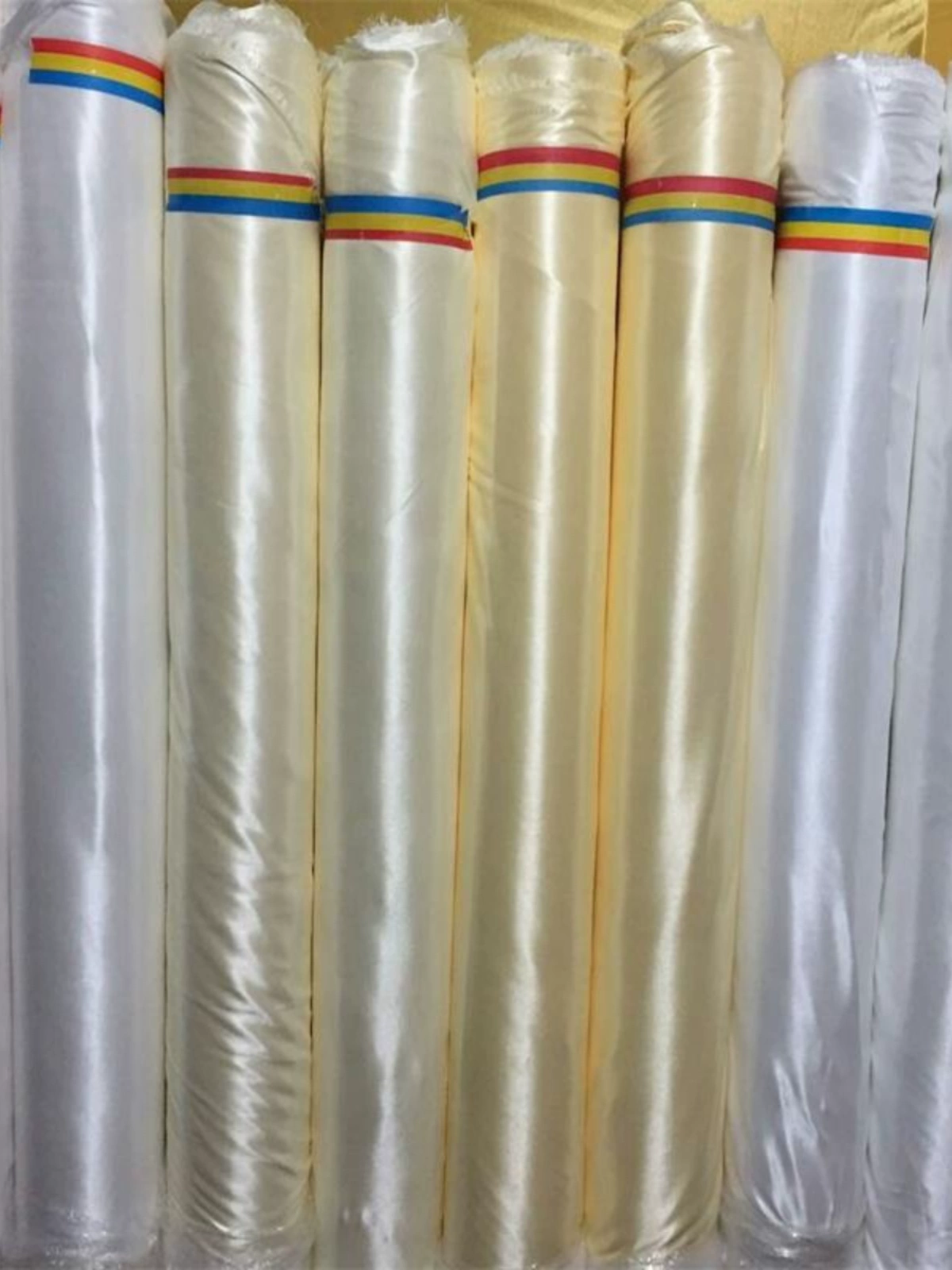 Silk cloth, elastic decorations