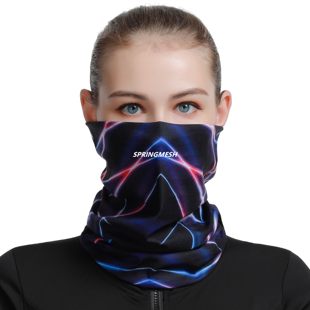 Multifunctional Magic Headscarf for Women, Outdoor Cycling Sun Protection Mask, Neck Warmer, Rainbow Running Neck Protector, Hiking Neck Cover, Face Cover