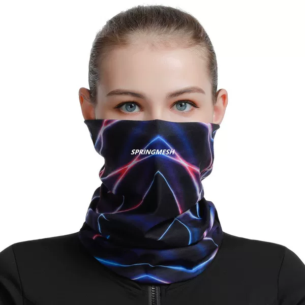 Multifunctional Magic Headscarf for Women, Outdoor Cycling Sun Protection Mask, Neck Warmer, Rainbow Running Neck Protector, Hiking Neck Cover, Face Cover