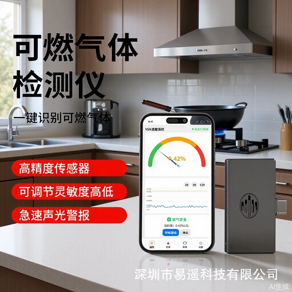 Source Factory Gas Detector Natural Gas Household Kitchen Gas Detector Portable Combustible Gas Detector