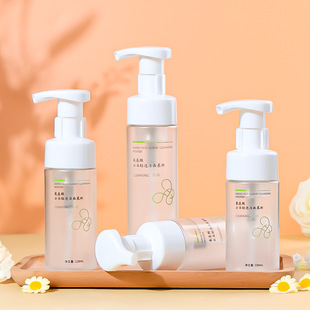 Pet Plastic Press Foam Bottle Hotel Hand Sanitizer Empty Bottle 100/120/150ml Cleansing Honey Bottle