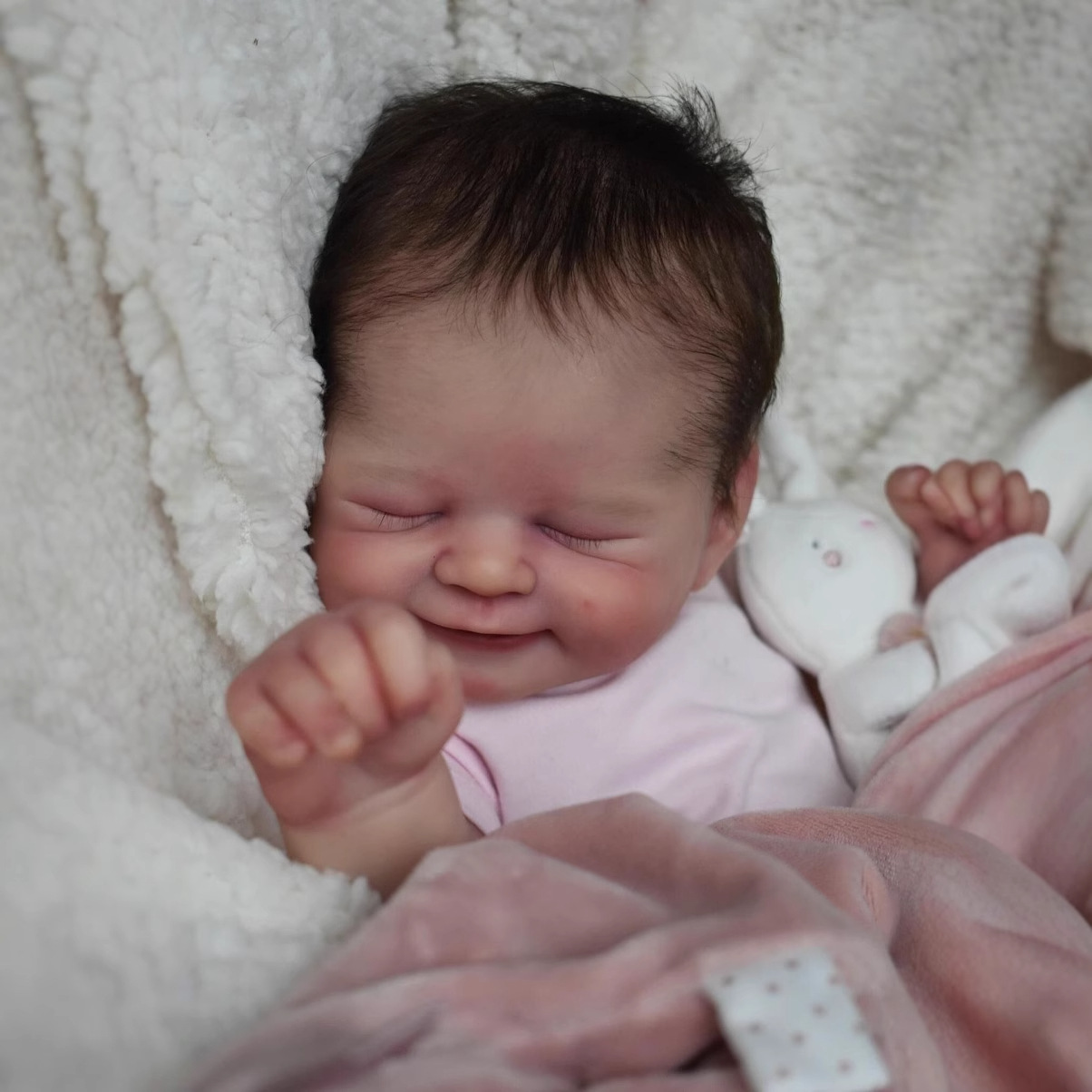 49cm simulación bebé reborn muñeca transfronteriza e-commerce suministro entrega de una sola pieza Amazon
