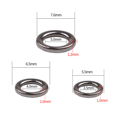 Spinning single circle iron plate 304 stainless steel solid seamless single ring connecting ring offshore fishing seal solid ring