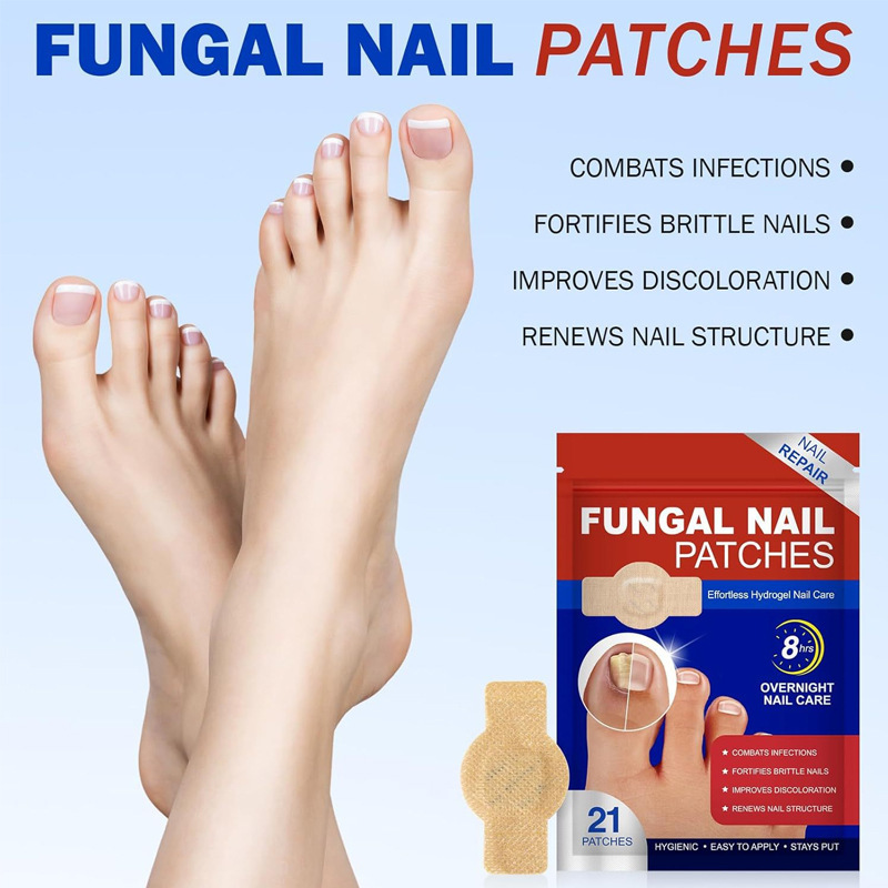 Paste de uñas transfronterizas, fijación, prevención de suciedad, reparación de uñas grises, cuidado de los pies, inflamación de la fossa de las uñas, paste antibacteriano, paste protector de uñas de los dedos de los pies
