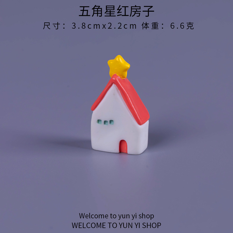 苔マイクロ風景フリーハンドスタイルおとぎ話の小屋ハウス樹脂工芸品 diy 装飾アクセサリーデスクトップ装飾品|undefined