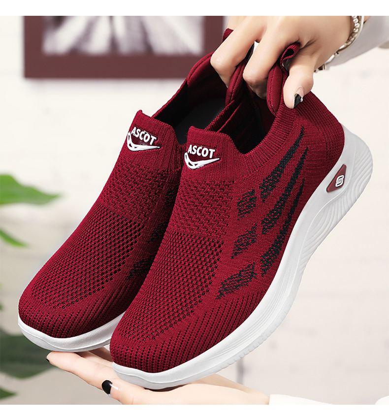 Unisex Sports Solid Color Round Toe Casual Shoes display picture 3
