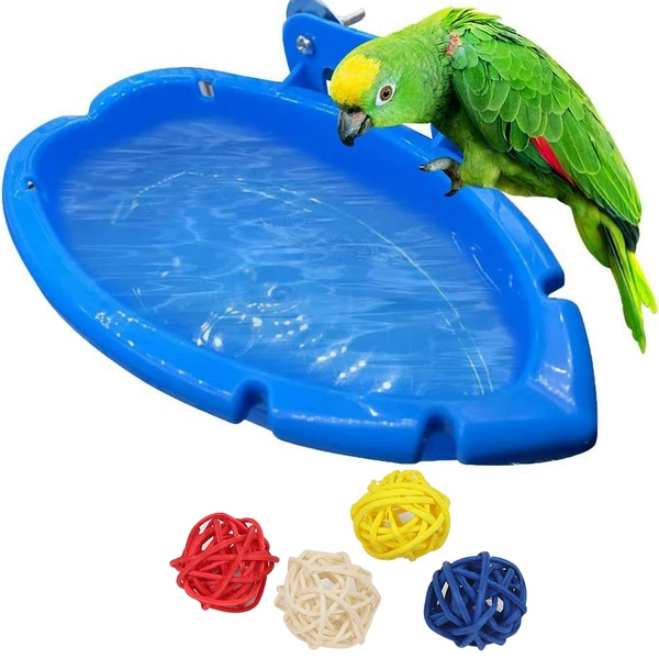 Add 4 sepak takraw balls to the bathtub (random color)