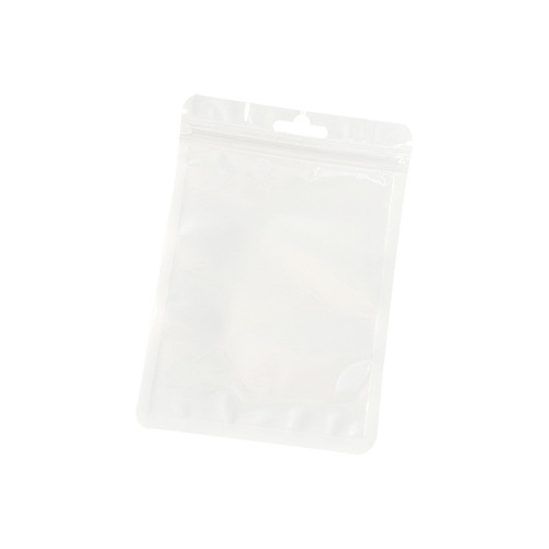 Macaron color ziplock bag plastic thickened transparent color storage bag stationery jewelry packaging bag wholesale