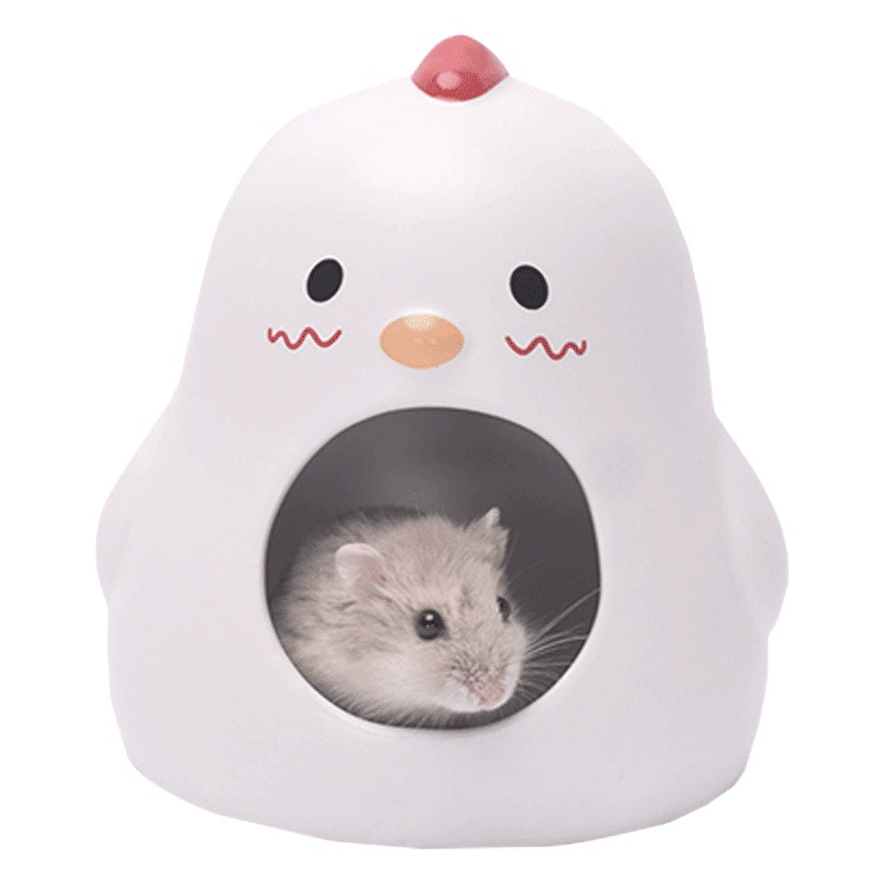 Оптовая хомяк керамическое гнездо охлаждающее гнездо спальня спальное гнездо домашнее животное гнездо Золотой медведь большой рот кошачья голова керамическое гнездо