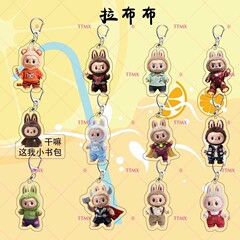 拉布布新款挂牌亚克力行李牌创意包包行李箱防丢牌挂件登机吊牌
