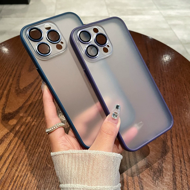 Apple, матовый совместимый iPhone 15, чехол для телефона, линза, защитная сумка, защитный чехол, iphone, защита от падения
