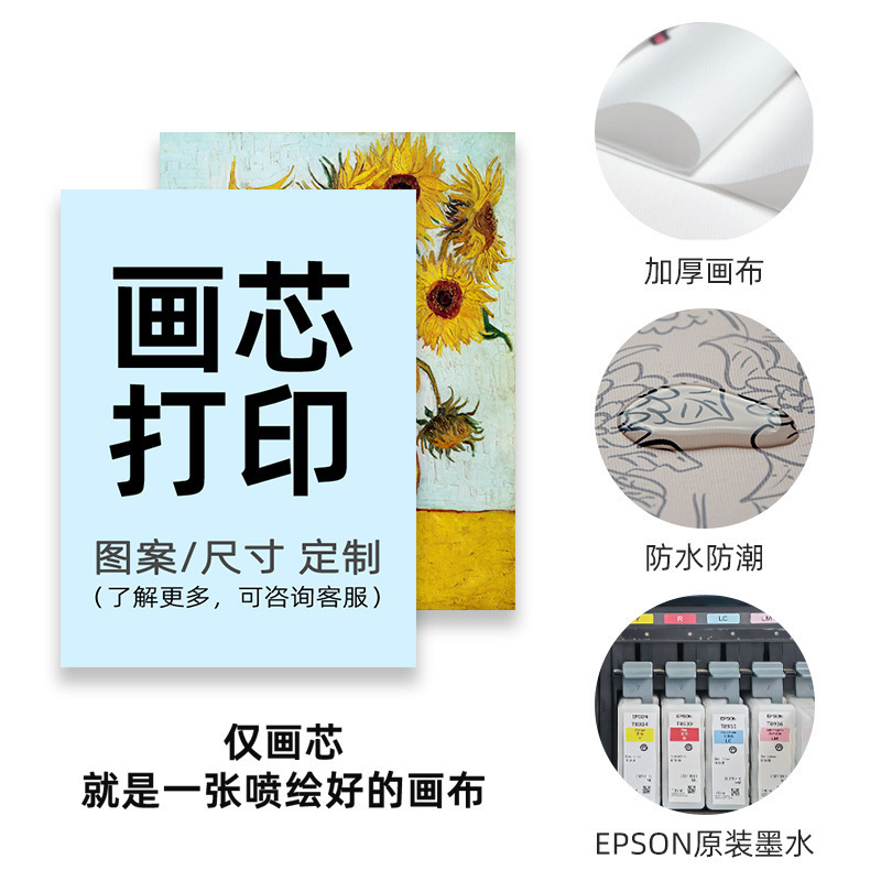 亚马逊希音速卖通TEMU跨境海报挂画无框画帆布画批发油画|undefined
