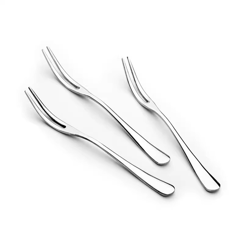 3팩 - 스테인리스 스틸 과일 포크
