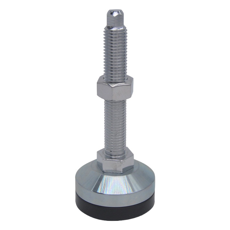 Pata Niveladora Ajustable DX M16 M20 M24 de Acero al Carbono y Caucho