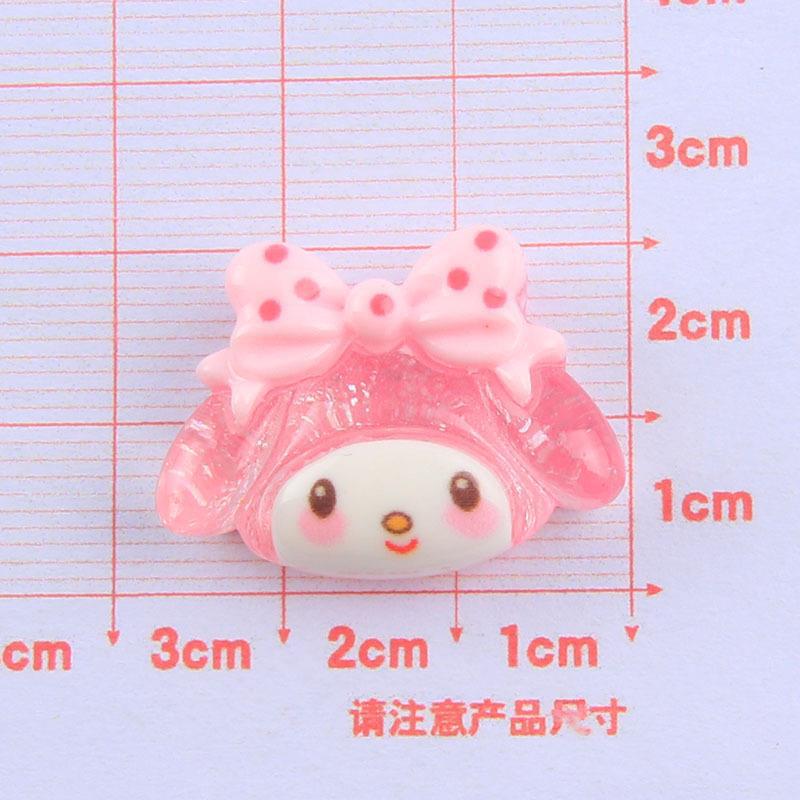 Nueva historieta permeable al hielo chica Super linda chica perro resina accesorios al por mayor DIY crema pegamento refrigerador pegatinas