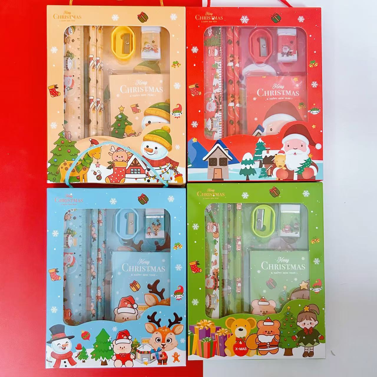 Sanrio-caja de regalo de papelería, conjunto de papelería transfronterizo, lápiz Kuromi, papelería de aprendizaje para niños, regalo de recompensa, venta al por mayor