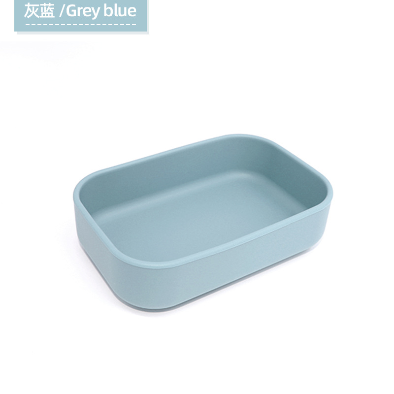 Nuevo silicona mini caja de alimentos suplementarios caja de comidas para niños caja de bocadillos bebé caja de alimentos suplementarios rectangular caja de almuerzo