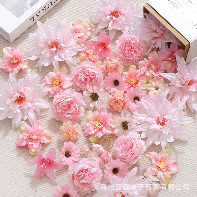 Summer Ins-Style Flower Hairpin Set, Artificial Flower DIY Materials, Hair Accessories, Wreath Accessories, Fake Flowers, High-End Floral Art Summer Ins-Style Flower Hairpin Set, Artificial Flower DIY Materials, Hair Accessories, Wreath Accessories, Fake Flowers, High-End Floral Art