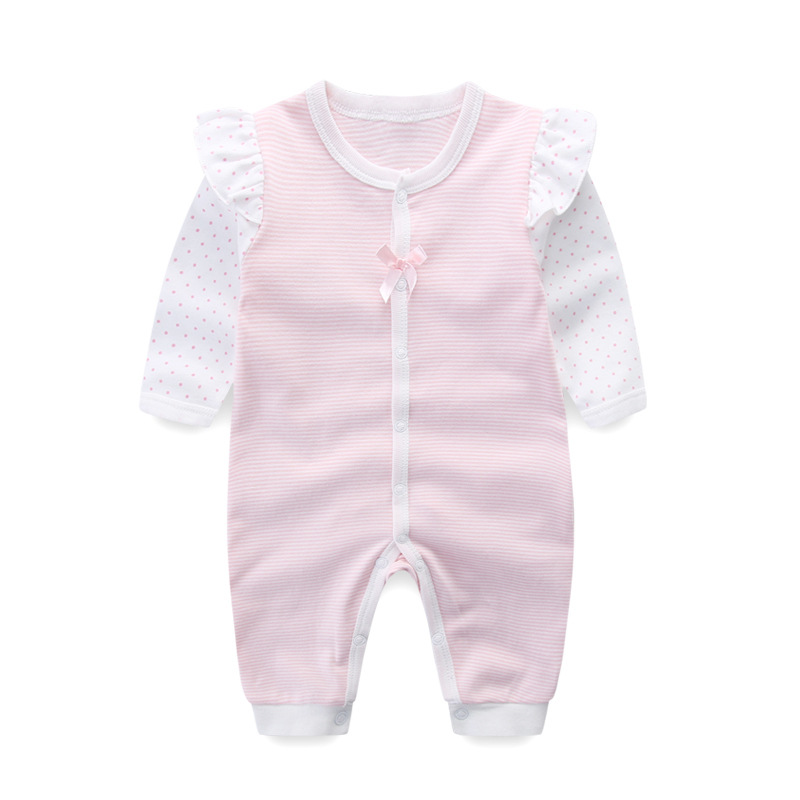 Luna Llena ropa de bebé hembra 6 meses recién nacido bebé mameluco primavera princesa primavera y verano 0-1 años bebé mono