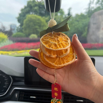 Car Hanging Heart Orange Sweet – Car hanging