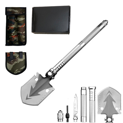 Outdoor products vehicle-mounted multi-functional military shovel mini engineering shovel shovel shovel edc camping equipment garden shovel