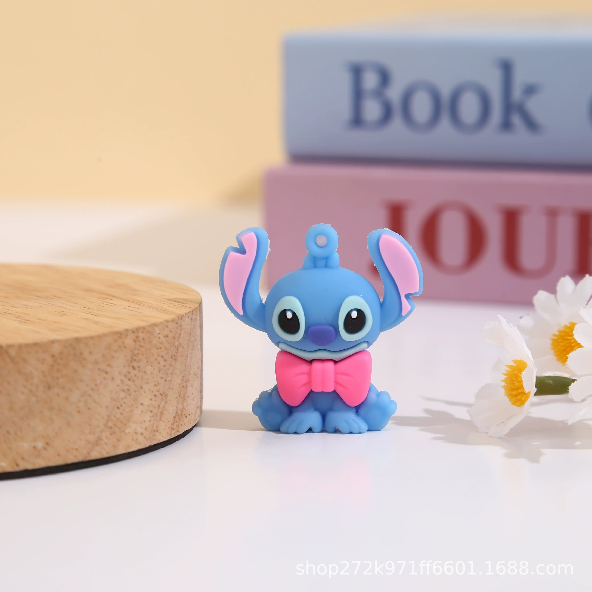 Брелок-подвеска Stitch, мягкий PVC, слепой бокс, отверстие для кольца