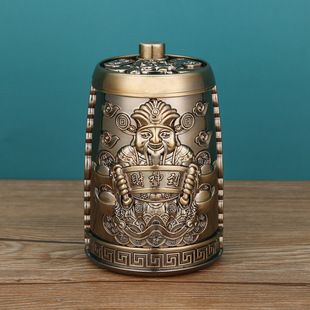 European-Style Toothpick Holder for Home Use, Creative Automatic Press Luxury Retro Toothpick Box, Trendy Russian Ornament