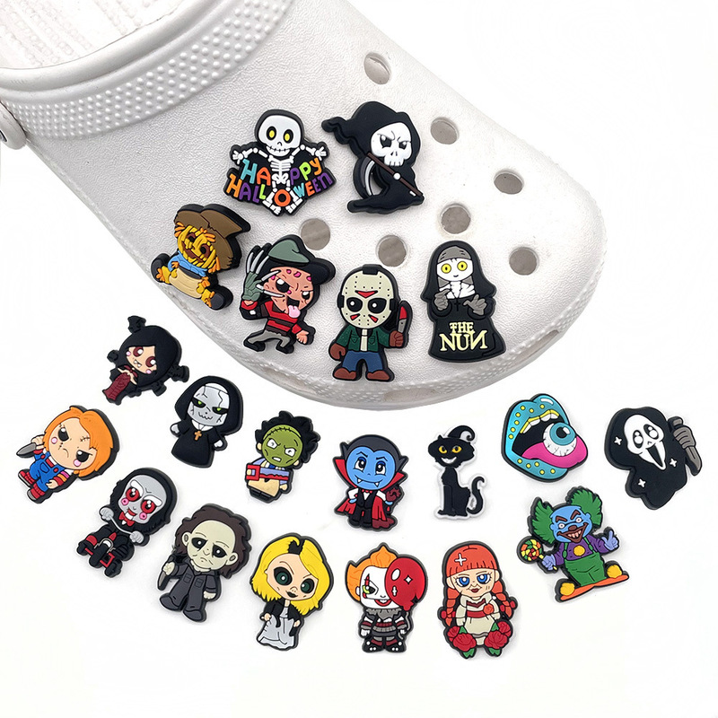 20 Halloween Crocs Accessories Pvc Soft Shoe Buckles DIY Shoes Flower Shoe Decoration Garden Shoe Accessories Creative 20 Halloween Crocs Accessories Pvc Soft Shoe Buckles DIY Shoes Flower Shoe Decoration Garden Shoe Accessories Creative