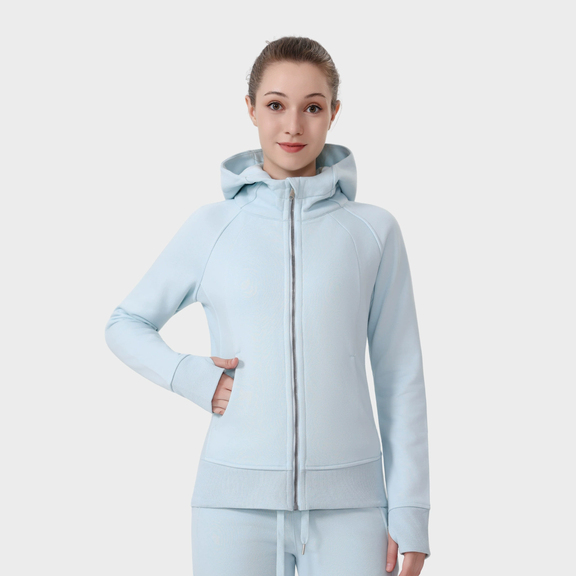 Спортивная куртка с капюшоном, толстовка на молнии, кардиган, slim fit