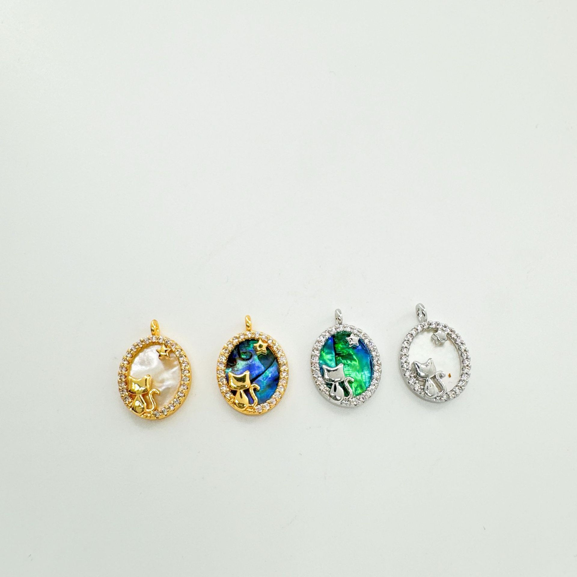 DIY Jewelry Accessories Classification 1 Piece Quantity 1 Piece Copper Zircon Heart Shape Pendant