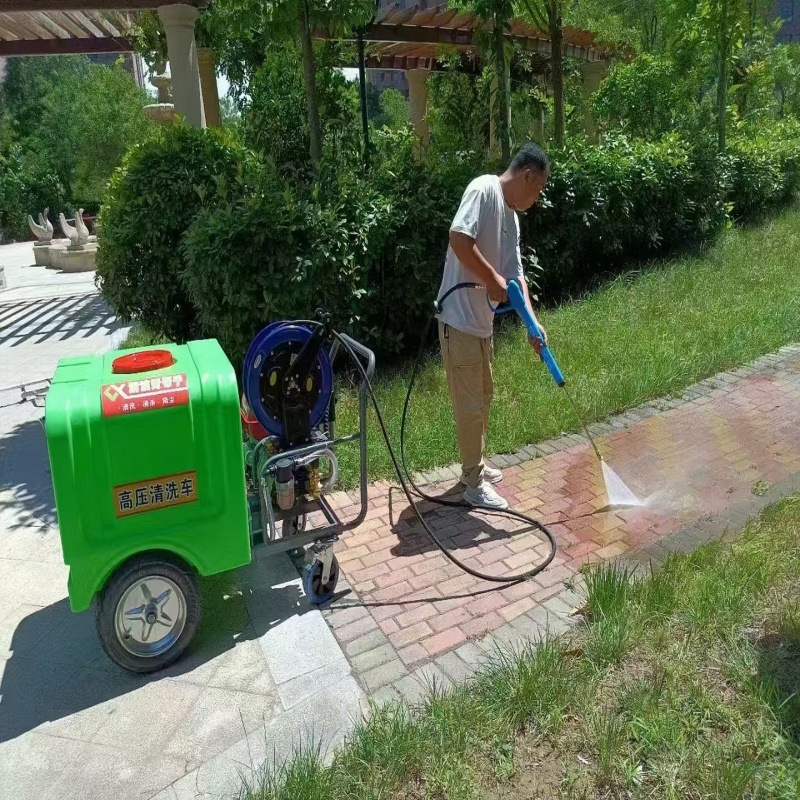 大功率家用水箱大容量高压清洗机 柴油动力高压变频洗地机 更换喷